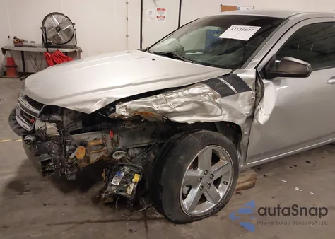 2012 Dodge Avenger Se from USA, damaged, VIN 1C3CDZAB1CN174628